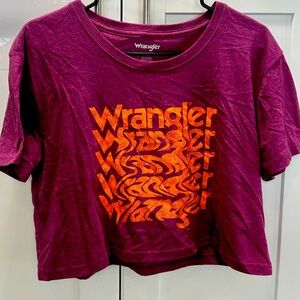 WRANGLER Crop T-shirt S
